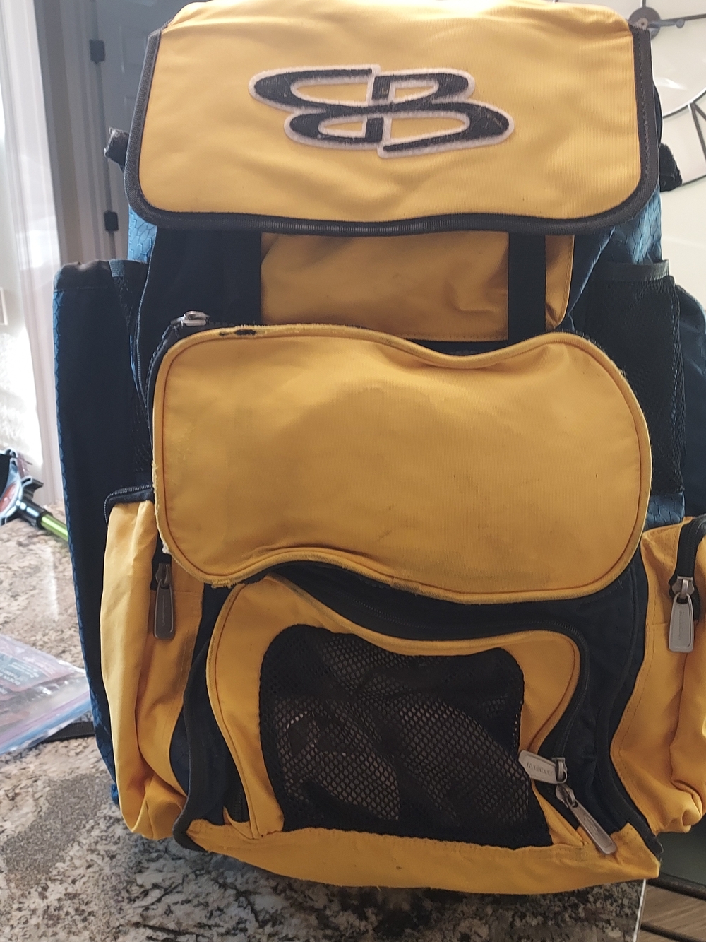 Kids Yellow and Black Backpack - Casual Daypack